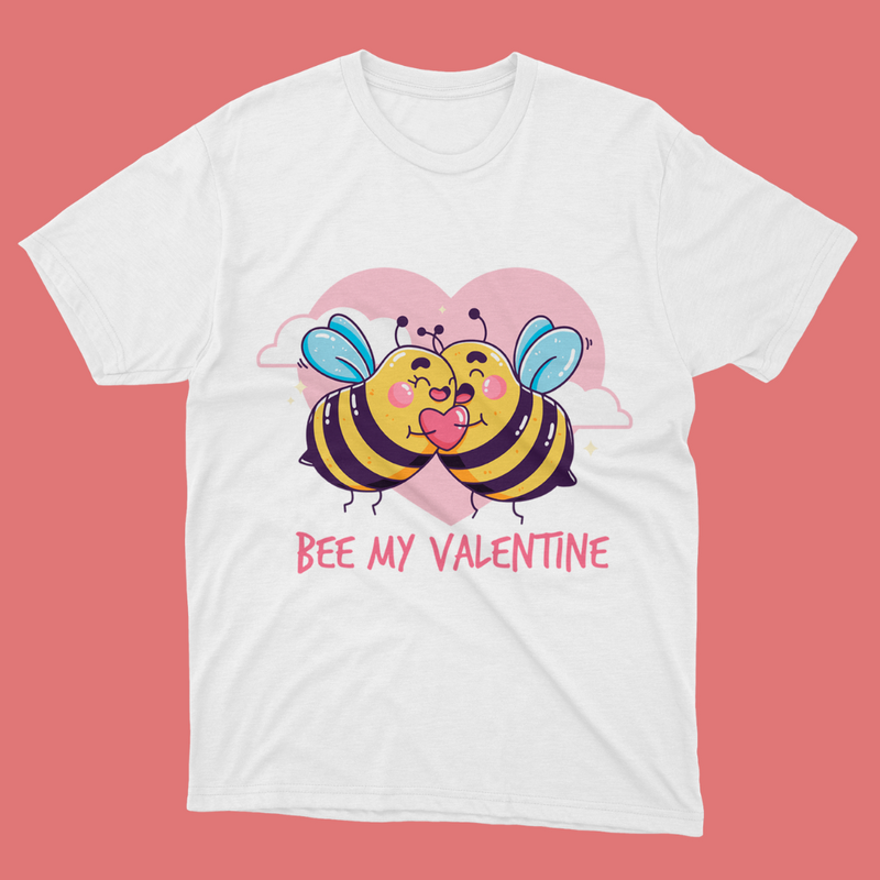 Hojas DTF impresas por yardas - San Valentín