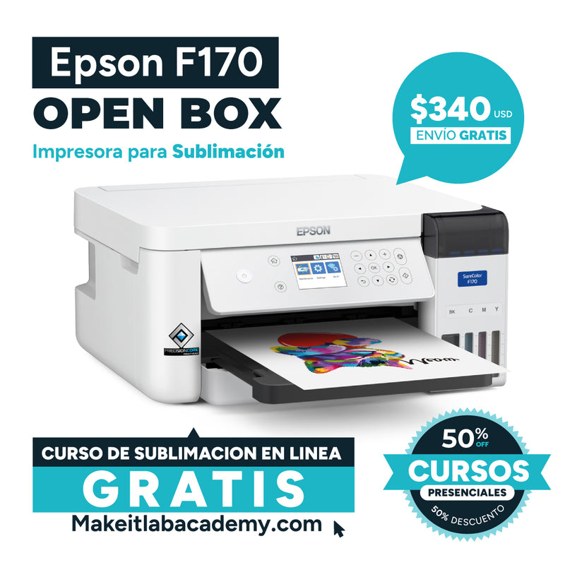 Epson Surecolor F170 Dye Sublimation Printer (OPEN BOX) - ENVÍO GRATIS