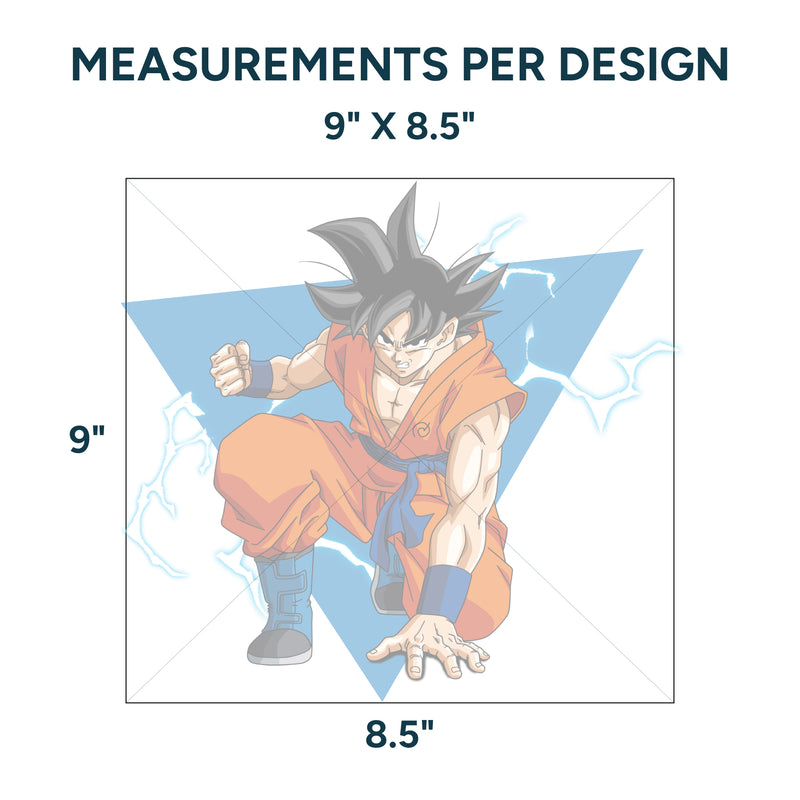 Hojas de SUBLIMACIÓN impresas por yardas - Goku