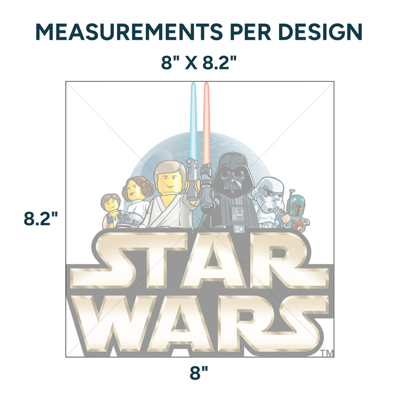 Hojas de SUBLIMACIÓN impresas por yardas - Star Wars