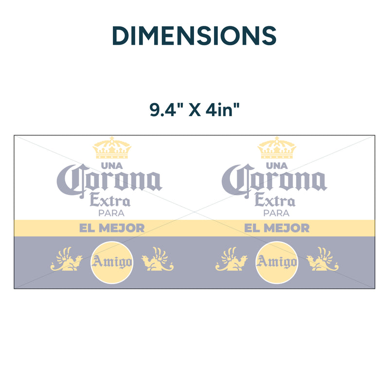 UV DTF WRAP - Corona (El mejor amigo)