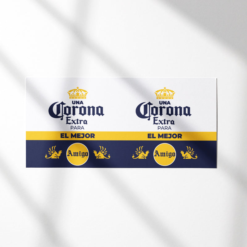 UV DTF WRAP - Corona (El mejor amigo)