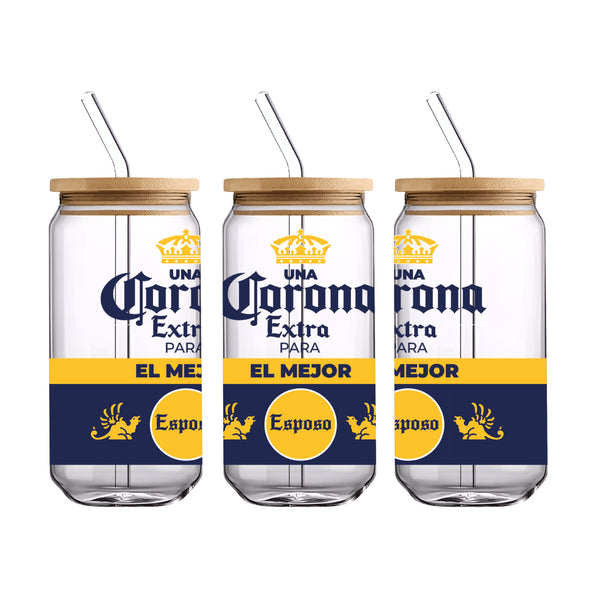 UV DTF WRAP - Corona (El mejor esposo)