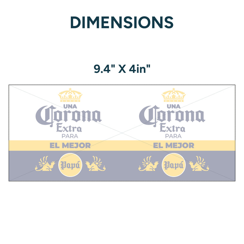 UV DTF WRAP - Corona (El mejor papá)