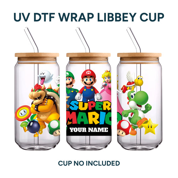 UV DTF WRAP - Super Mario