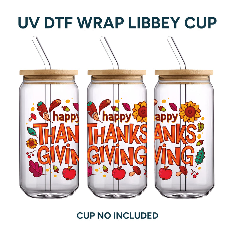 UV DTF WRAP - Thanksgiving 3