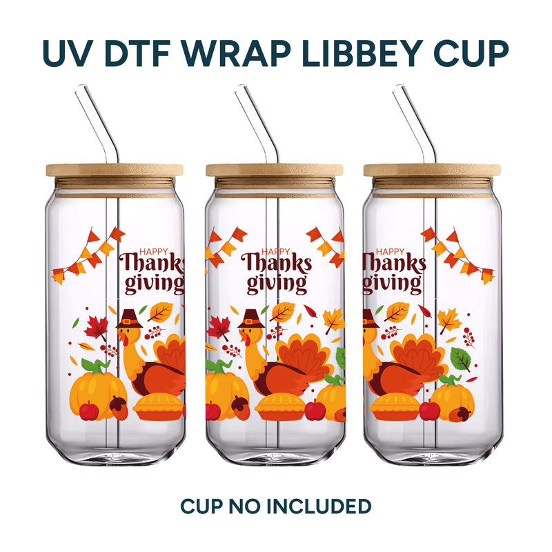 UV DTF WRAP - Thanksgiving 4