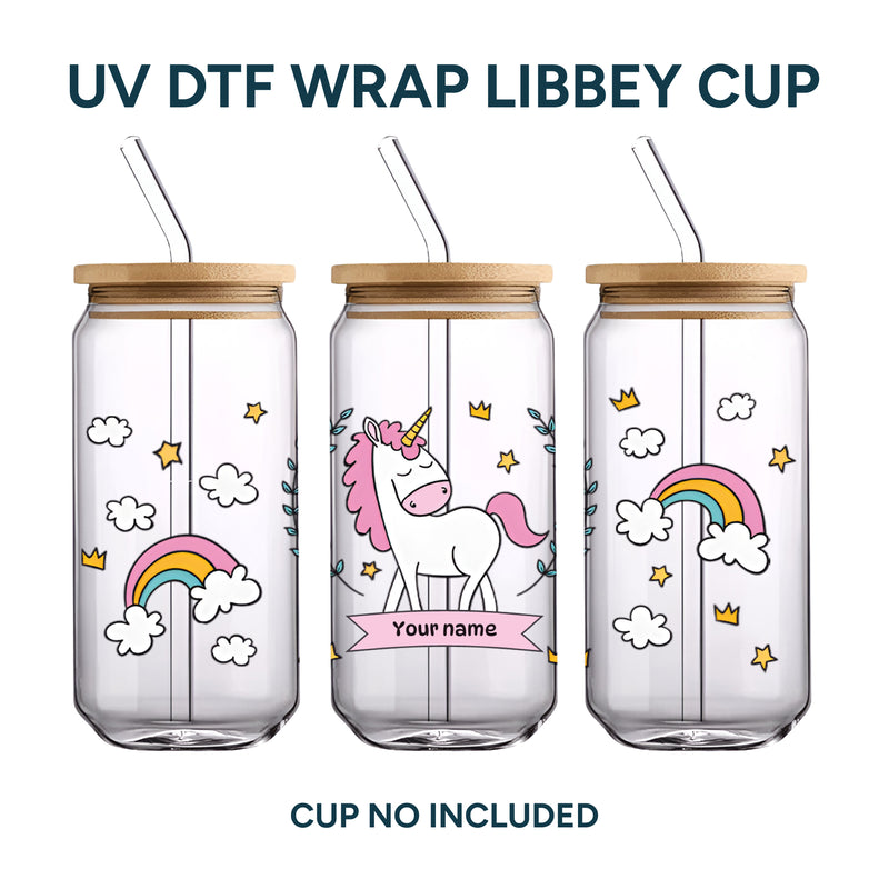 UV DTF WRAP - Unicornios 1