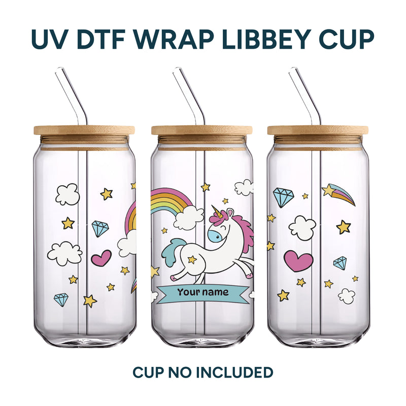 UV DTF WRAP - Unicornios 2