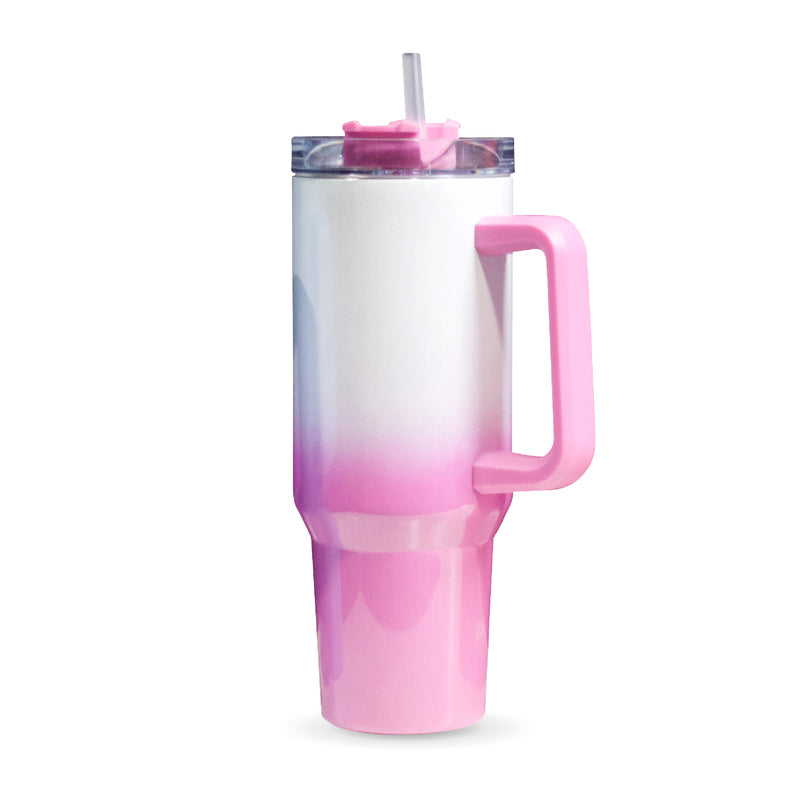 Vaso Térmico de 40 oz con Asa y Tapa con Sorbeto