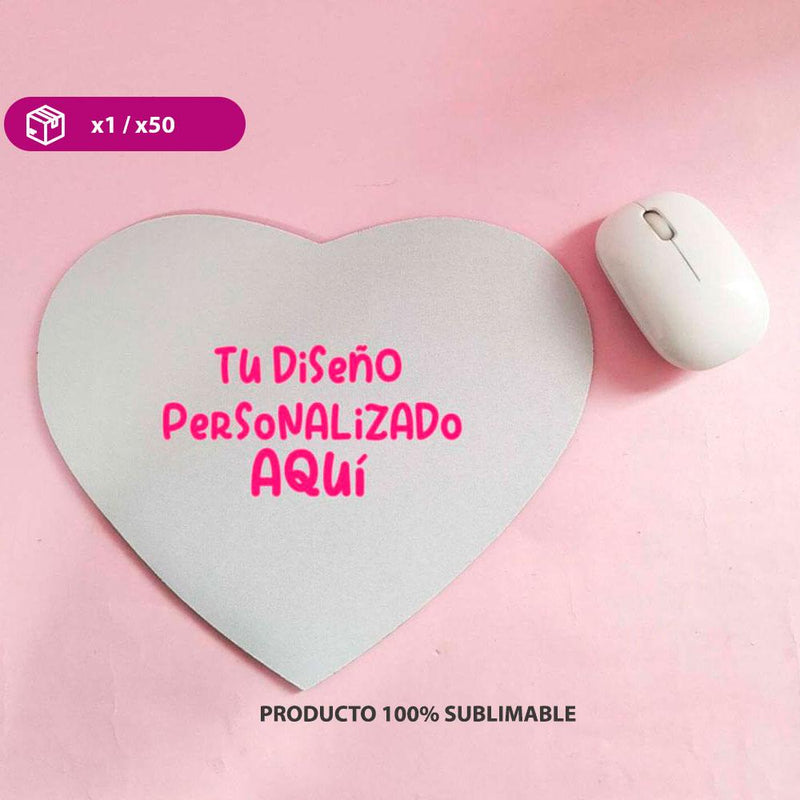 Pad Mouse en forma de Corazon ztsprinters.com 