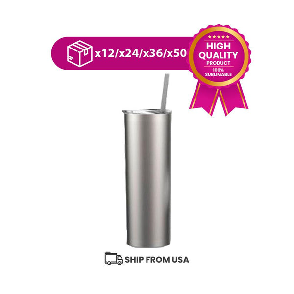 Vaso acero inoxidable con tapa transparente y pitillo metalico 20 Oz. ztsprinters.com 1 